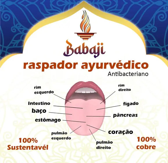 Raspador de Língua de Cobre